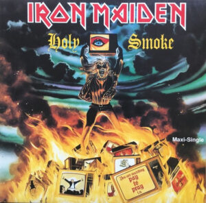 Iron Maiden - Holy Smoke (12", Maxi) (Near Mint (NM or M-))
