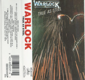 Warlock (2) - True As Steel (Cass, Album) (Near Mint (NM or M-))