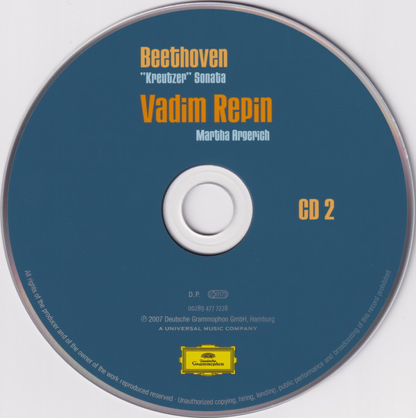 Ludwig van Beethoven, Vadim Repin, Martha Argerich, Wiener Philharmoniker, Riccardo Muti-4