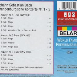 Johann Sebastian Bach - Los Angeles Philharmonic Orchestra / Pinchas Zukerman-1