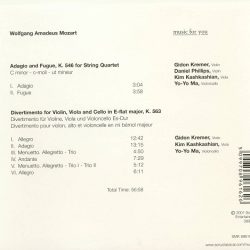 Wolfgang Amadeus Mozart / Gidon Kremer, Kim Kashkashian, Yo-Yo Ma-1