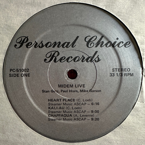 Stan Getz With Paul Horn and Mike Garson-2