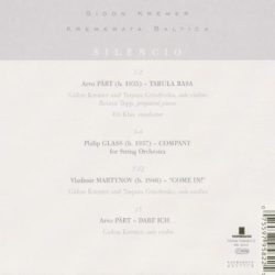 Arvo Pärt / Philip Glass / Vladimir Martynov - Gidon Kremer, Kremerata Baltica-1