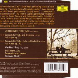Johannes Brahms, Vadim Repin, Truls Mørk, Gewandhausorchester Leipzig, Riccardo Chailly-1