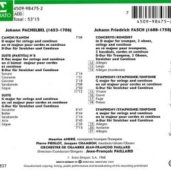 Johann Pachelbel / Johann Friedrich Fasch - Maurice André • Orchestre De Chambre Jean-François Paillard • Jean-François Paillard-1