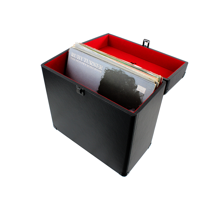 12'' Vinyl Record Leather Storage Case - Image 3
