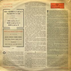 Fryderyk Chopin*, Witold Małcużyński*, Warsaw National Philharmonic Symphony Orchestra*, Witold Rowicki-1