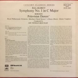 Borodin*, Balakirev*, Sir Thomas Beecham, Bart, C. H.*, Beecham Choral Society*, Royal Philharmonic Orchestra-1