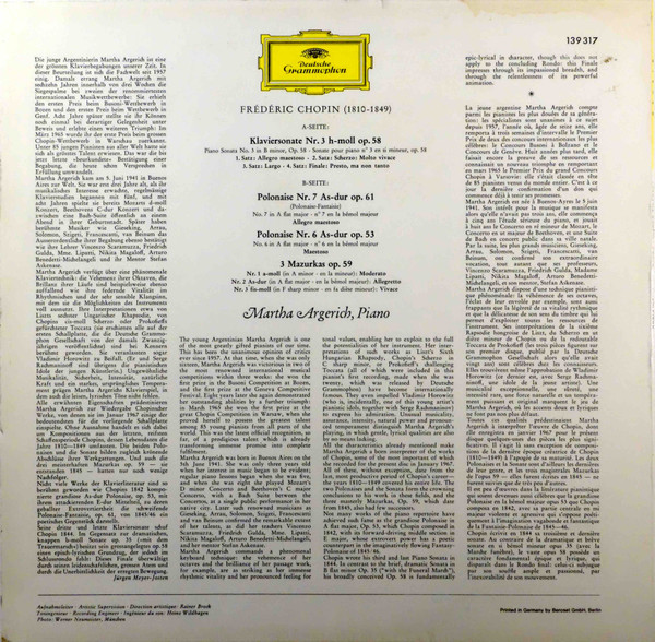 Frédéric Chopin, Martha Argerich-1