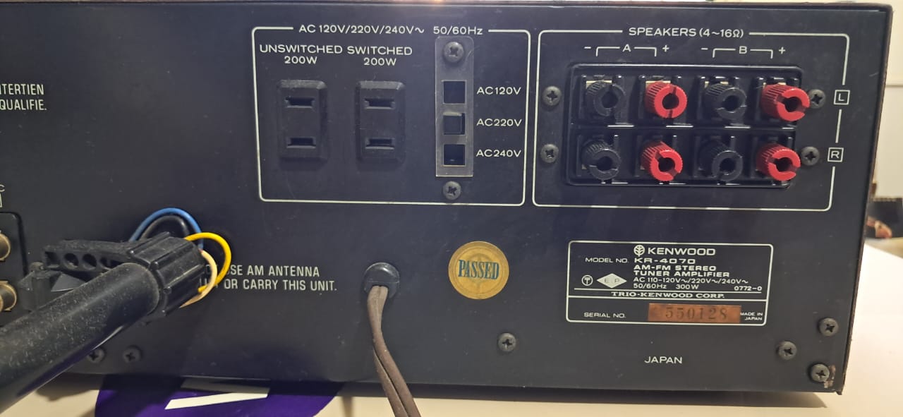 Kenwood KR-4070 vintage AM/FM Stereo Receiver - Image 5