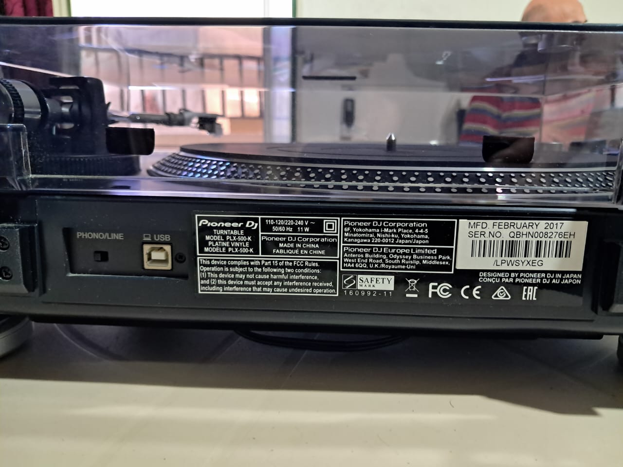 Pioneer DJ plx-500 direct-drive turntable - Image 5